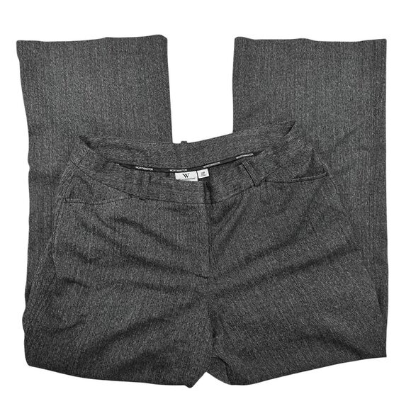 Worthington Modern Fit Dark Charcoal Black Size 14P Petite Slacks Pants - Picture 1 of 10